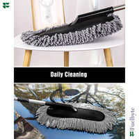 Car Duster with Extendable Handle, Microfiber Cleaning Head for Car Exterior Surface
