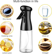 Lakshiv Enterprise Oil Spray Bottle for Cooking, Handheld Trigger Spray Bottle with Transparent Cont