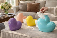 Heart Shaped Tissue Box Tissue Dispenser for Living Room, Office Desk & Bedroom, Decorative Tissue B