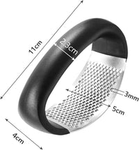 Garlic Crusher Stainless Steel Press Rocker Design Easy Hand Operation for Garlic Mincing