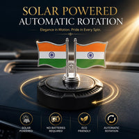 Lakshiv Enterprise Solar Powered Car Dashboard Decoration Items Car Air Freshener Diffuser Tricolor 