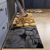 Lakshiv Enterprise 2 Pcs Kitchen Mats for Floor | Anti Slip Waterproof Memory Foam Kitchen Rugs | So
