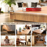 Transparent Table Edge Protector Strip with Self-Adhesive Backing for Furniture Corners and Edges