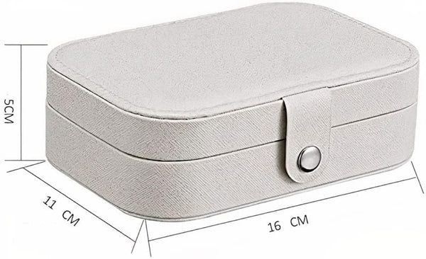 Lakshiv Enterprise Jewellery Storage Box for Rings Earrings Necklaces with Adjustable Compartments |